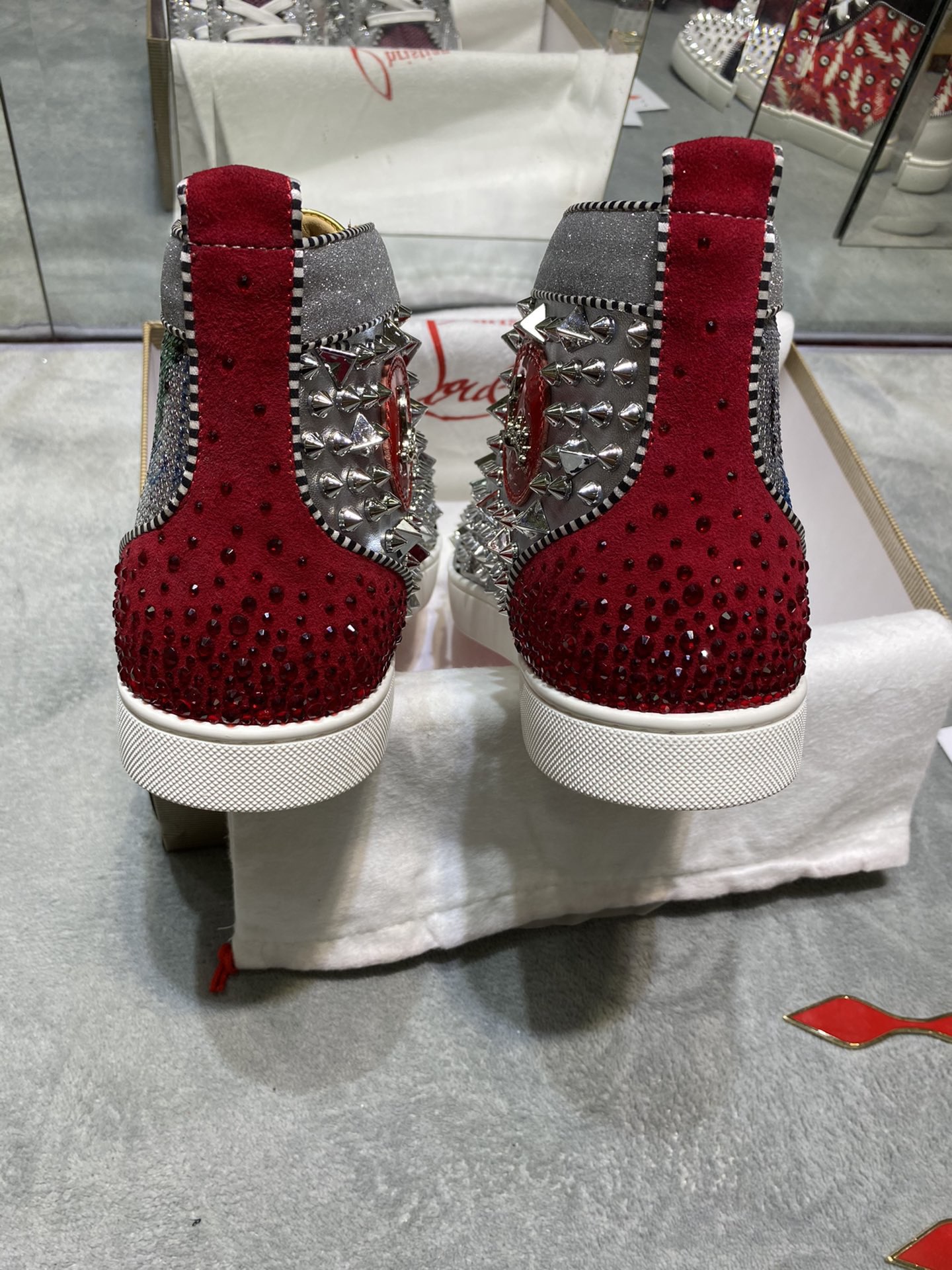 Christian Louboutin Red bottom High-Top - CCSHOES