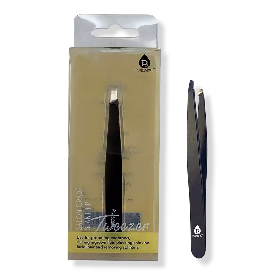 PURSONIC  Salon Grade Slant Tip Tweezer