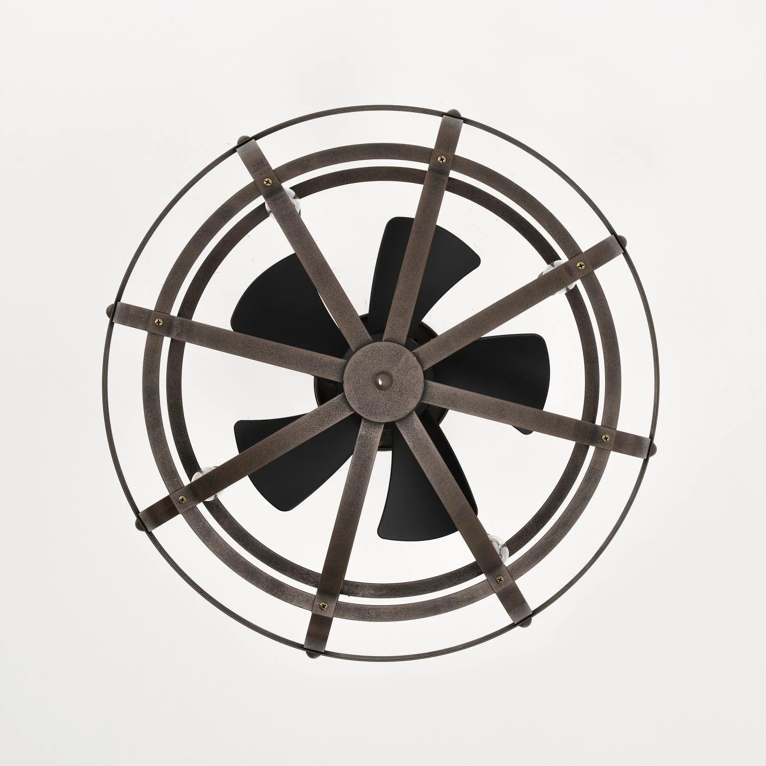 Ceiling Fan, DFITO Remote Control Ceiling Fan with Light, Reverse Airflow Indoor Ceiling Fans,Matte Black