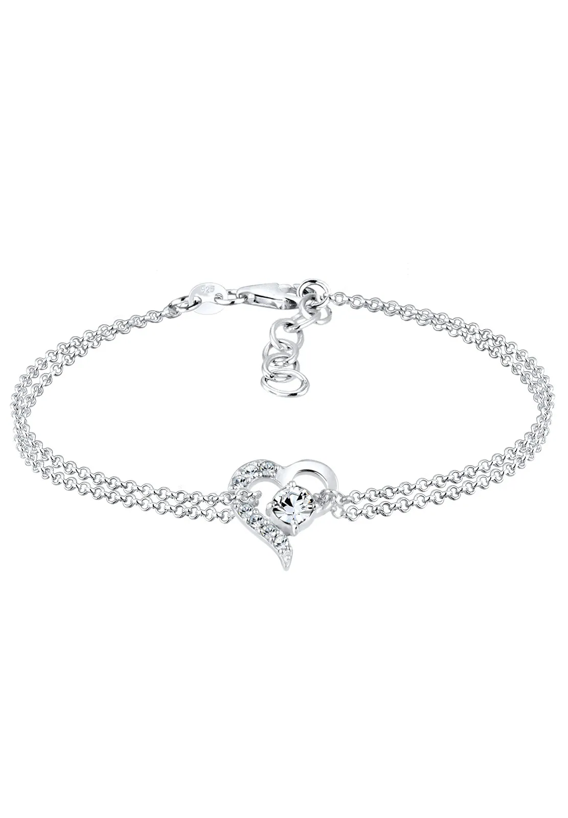 Herz Liebe 925 Silber, mit Kristallen von Swarovski®