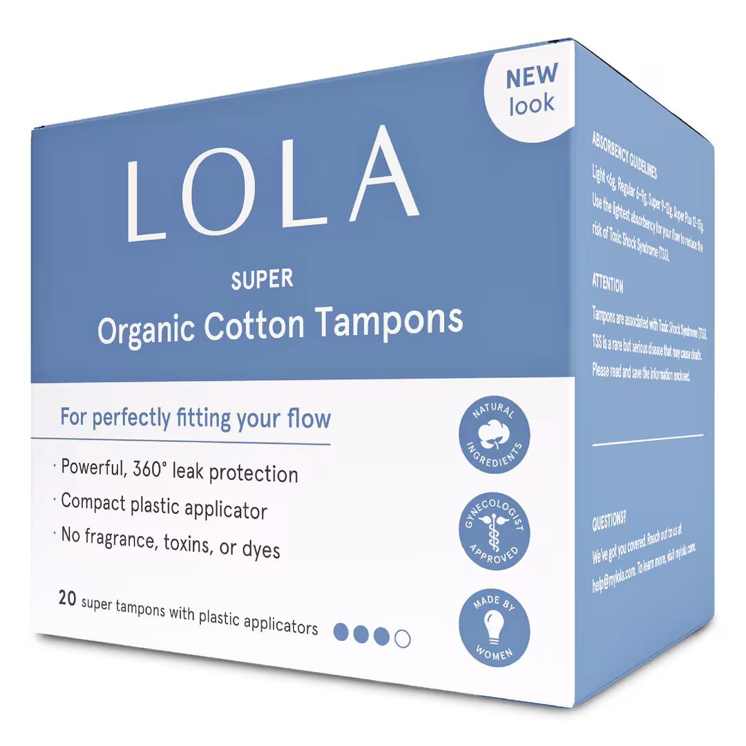 LOLA  Super Organic Cotton Tampons