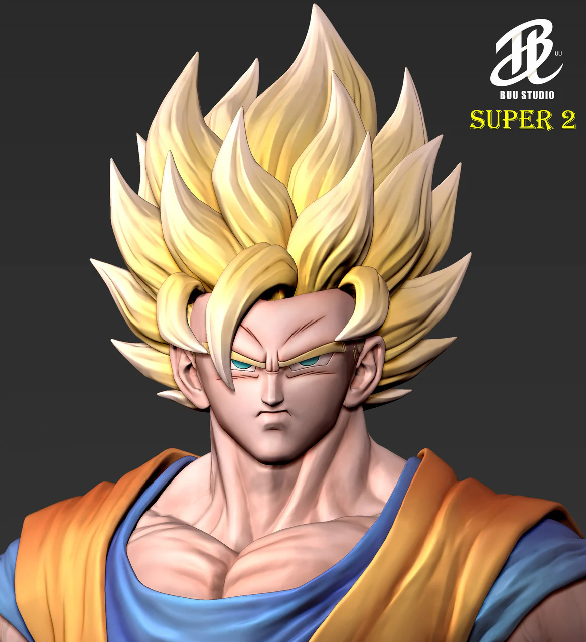 Dragon Ball Z - SSJ2 Goku | 1:6/1:4 Resin Statue | by Buu Studio