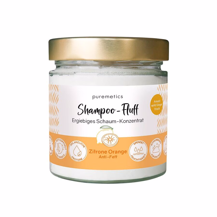 Anti-Fett Shampoo-Fluff ‘Zitrone Orange‘