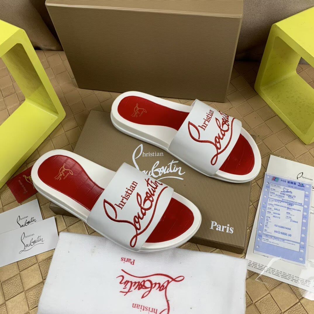 CHRISTIAN LOUBOUTIN SLIPPERS - CCSHOES