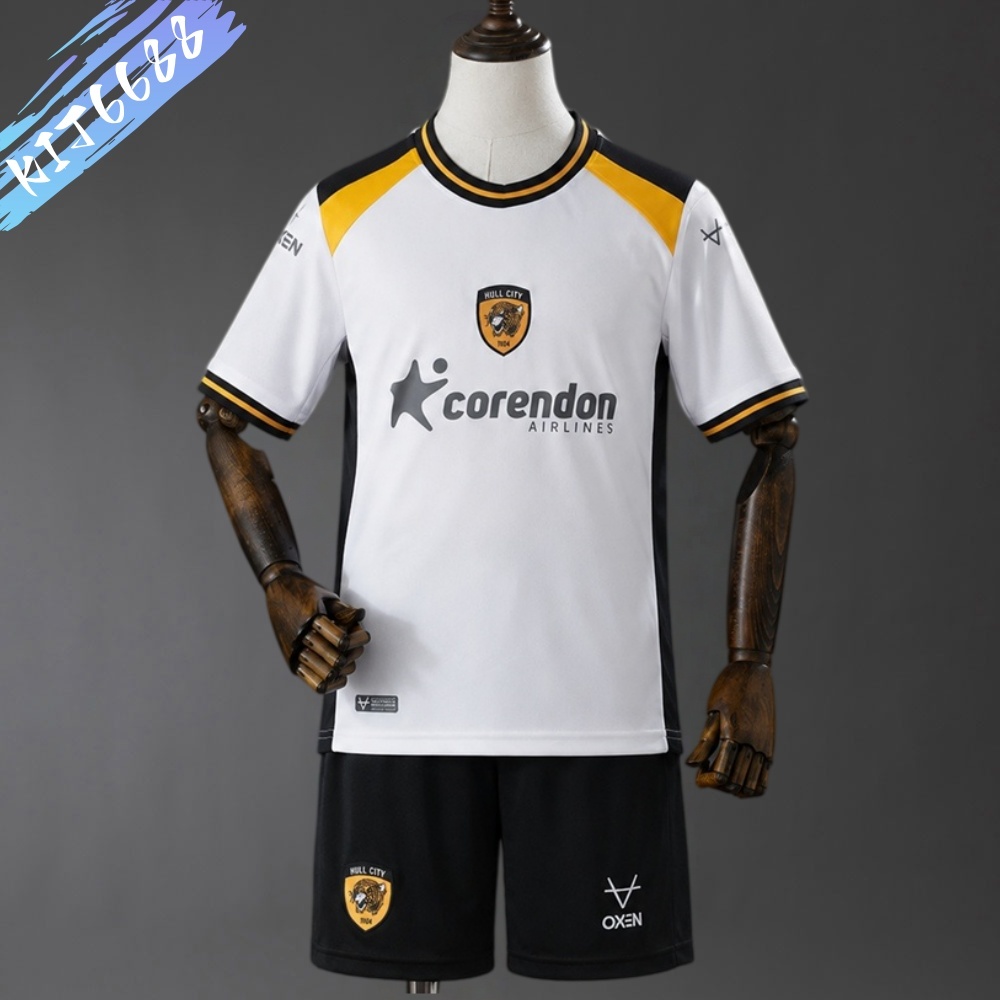 2026/2027 Hull City Away  Football Shirts (Kids Kit socks）