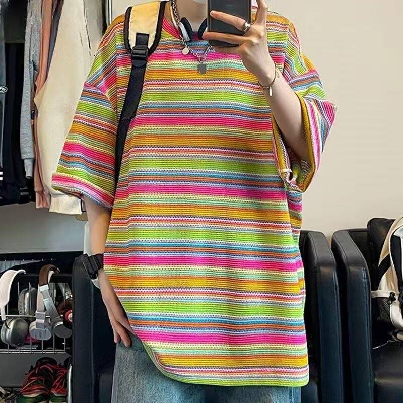 2024 New Men's and Women's Solid Color Short Sleeves