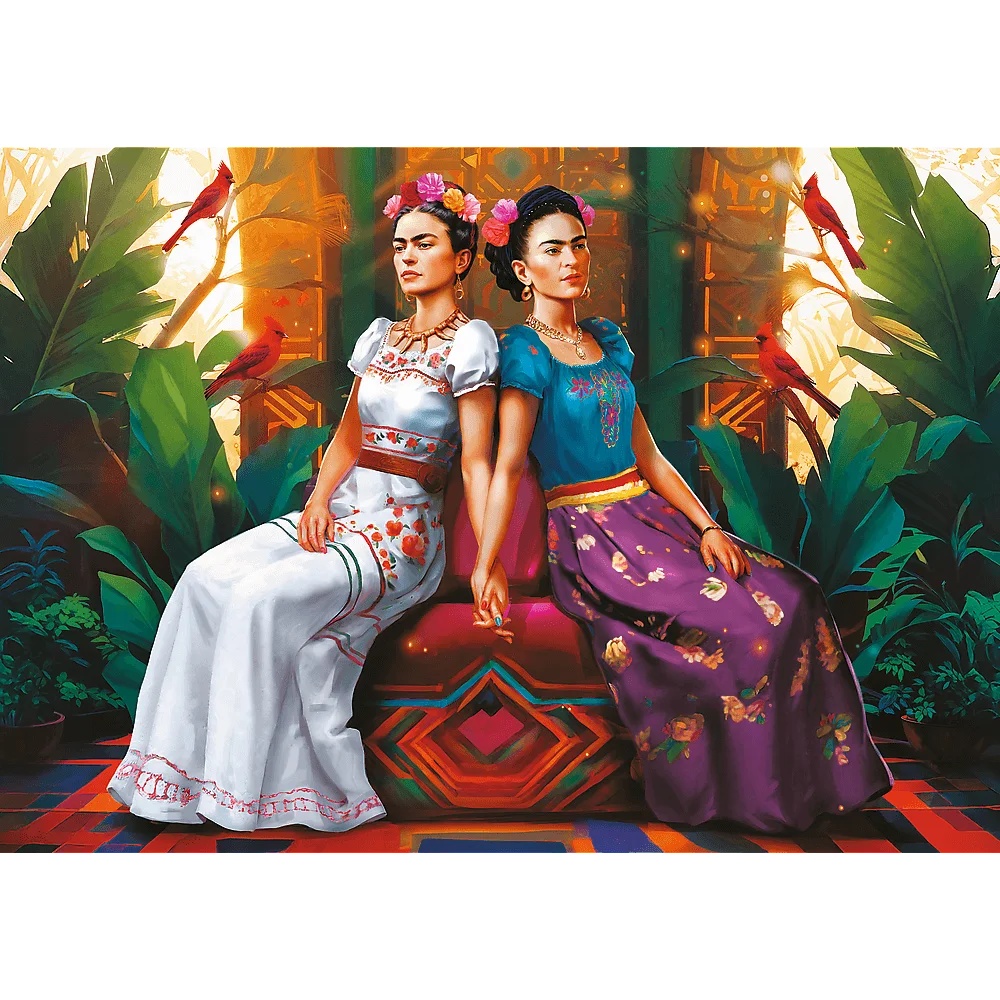 Puzzle Premium Plus Quality 1000 El. Frida Kahlo: Dwa Oblicza