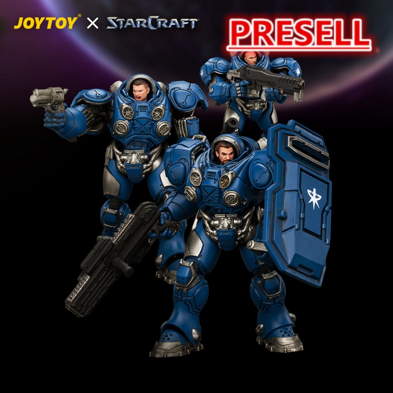 JOYTOY JT05152 STARCRAFT 1:25 Terran Marine Set - JOYTOY WORLD
