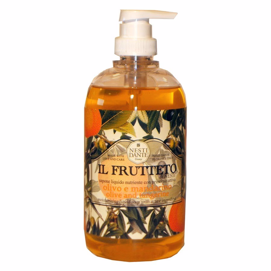 Flüssigseife mit Olivenöl und Mandarine