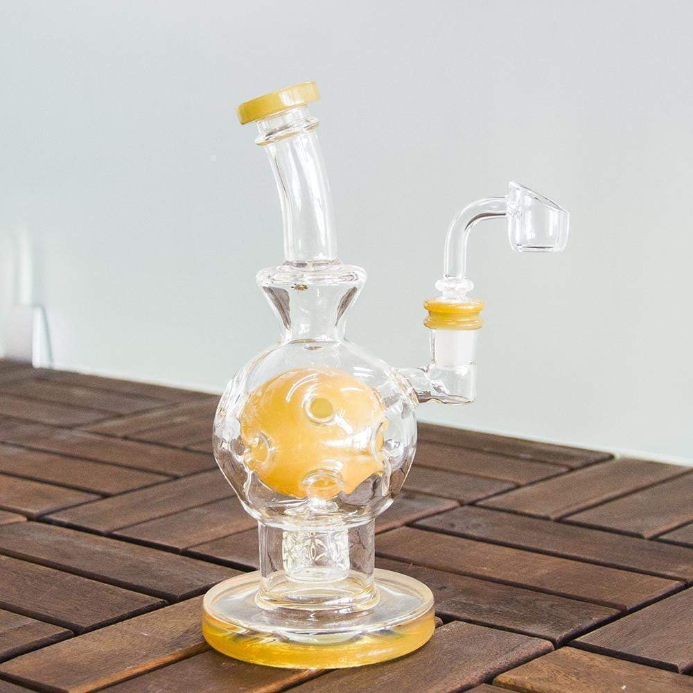 9 Glass Exosphere Fumed Perc Dab Rig
