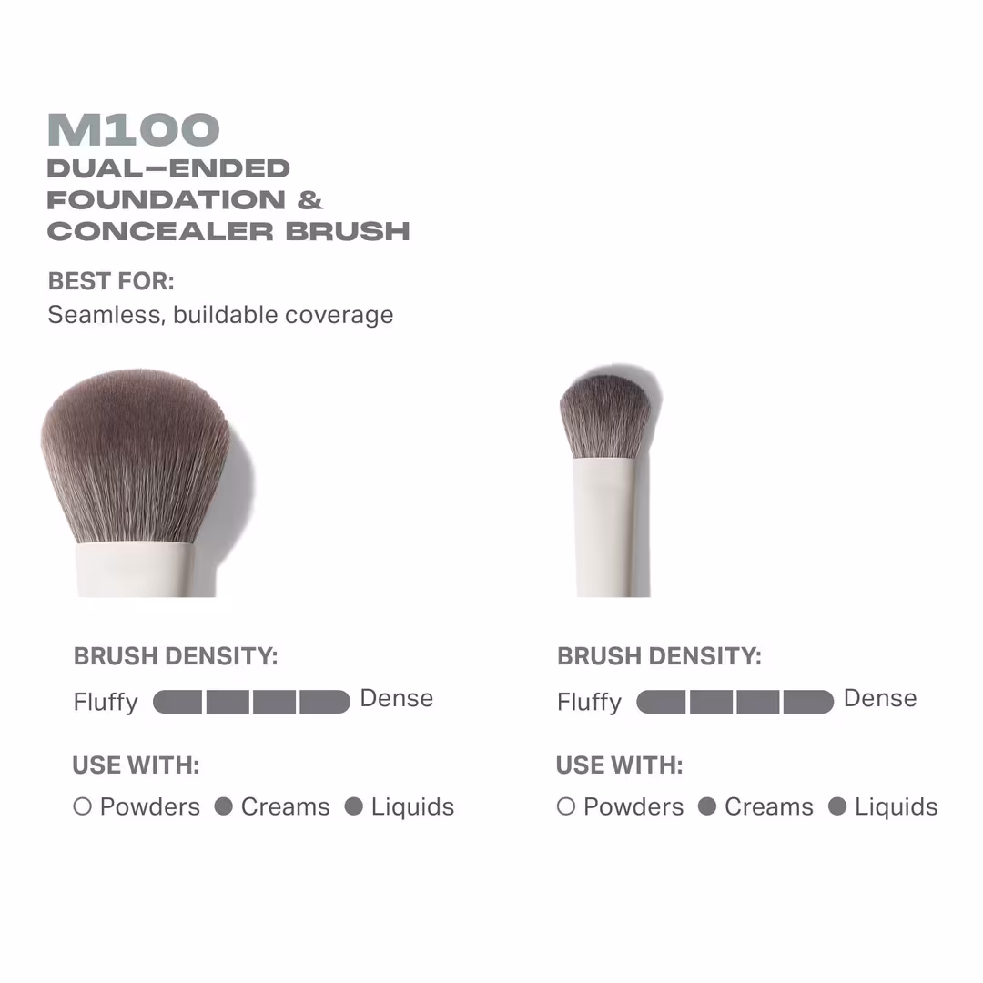 Morphe  M100 Dual-Ended Foundation & Concealer Brush