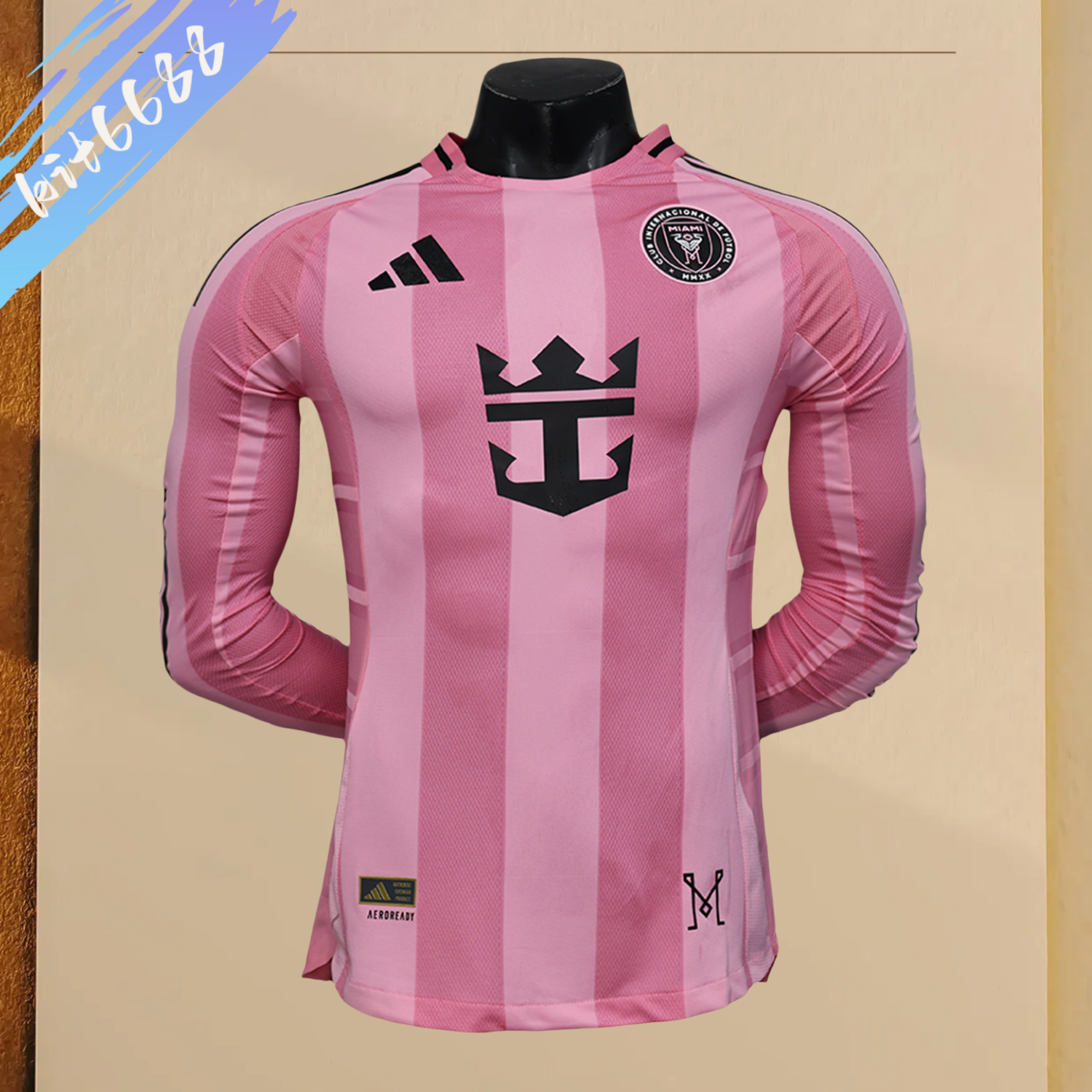 2025/2026 Miami FC Home Long Sleeve Football Shirt (Player Edition)