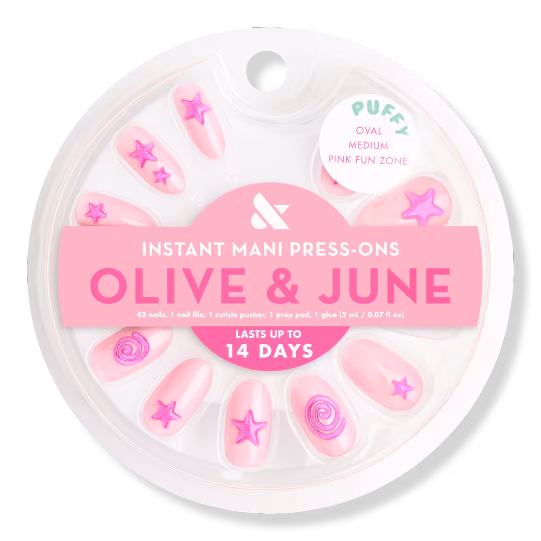 Olive & June  Instant Mani Press-On Nails Pink Fun Zone