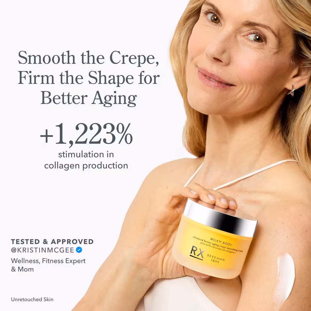 Beekman 1802  Milk RX Body Advanced Better Aging Crepe Smoothing Cream