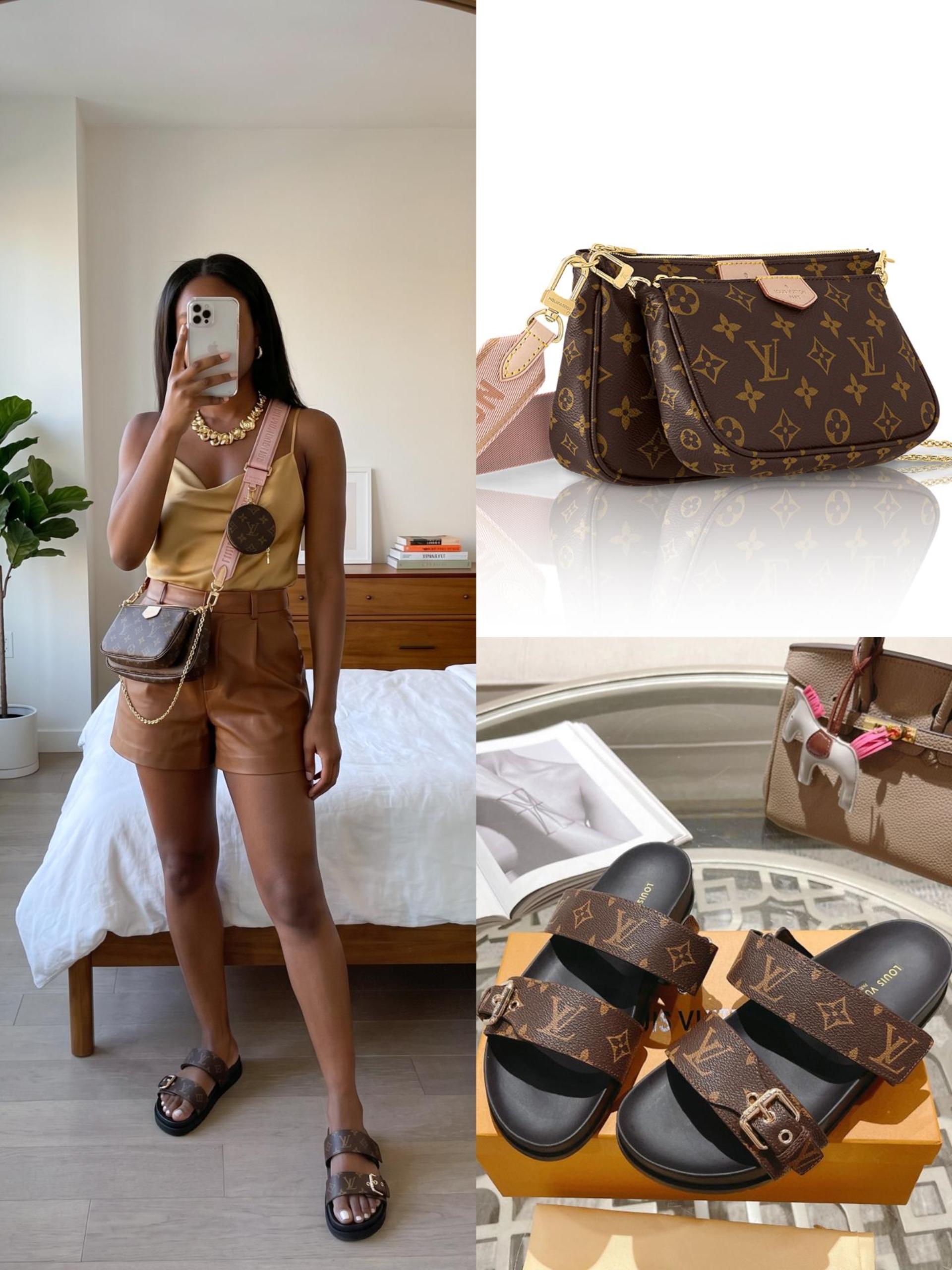 LV Shoes & Bag Set