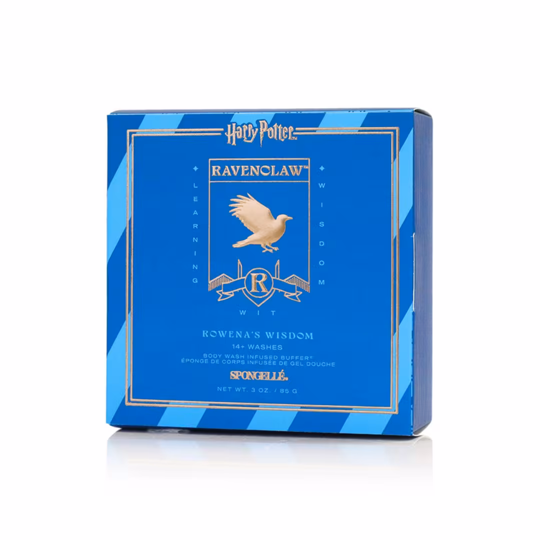 SPONGELLE  Harry Potter™ Ravenclaw™ Rowena's Wisdom Body Buffer | Body Wash Infused Buffer