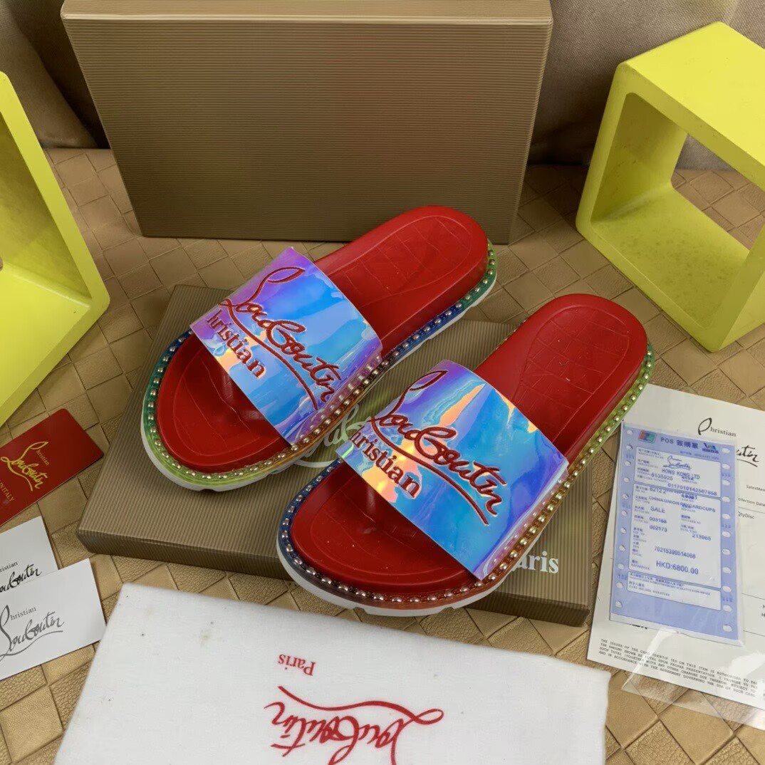 CHRISTIAN LOUBOUTIN SLIPPERS - CCSHOES