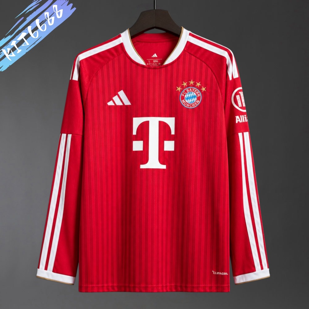 2026/2027 Bayern Munich Home Long-Sleeve Football Shirt (Fan Edition)