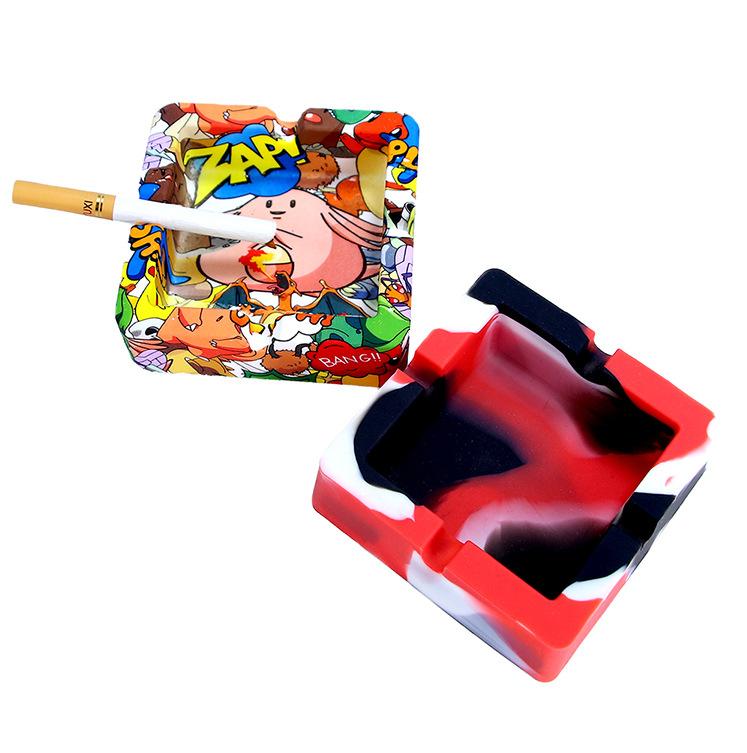 Creative Painting Silicone Ashtray