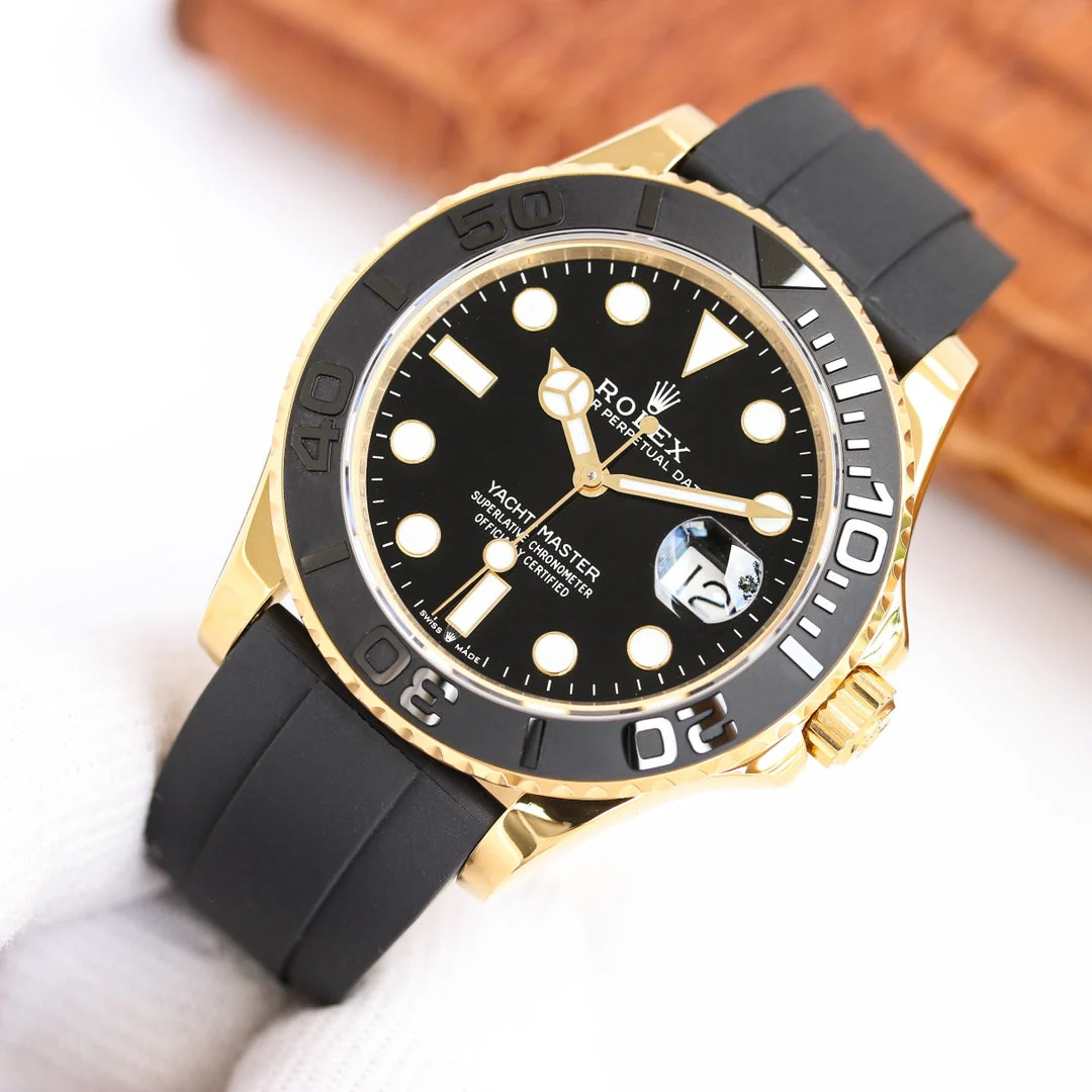 Rolex Watch YACHT MASTER 42 GOLD CASE CERAMIC BEZEL Watch