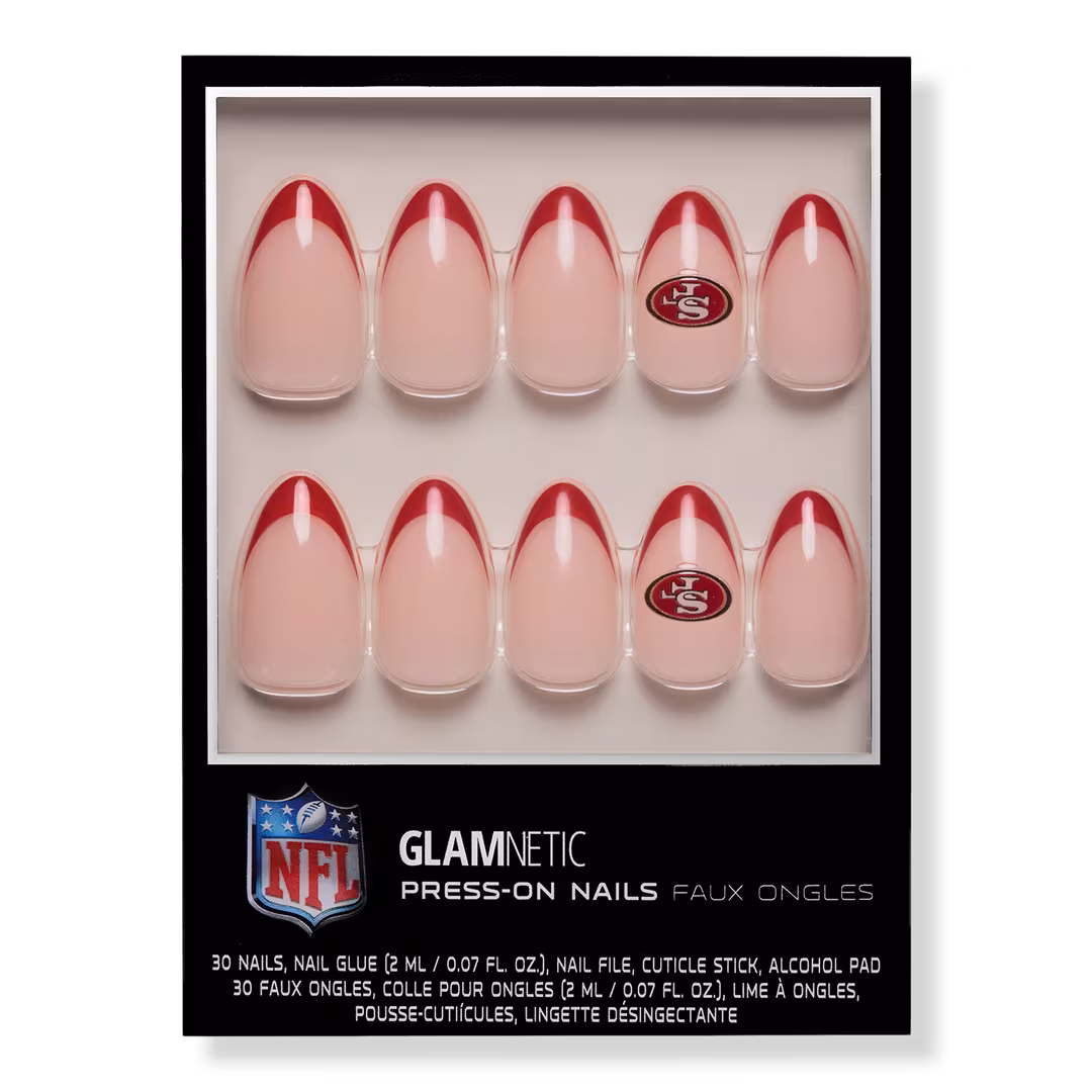 Glamnetic x Fanatics Nail  San Francisco 49ers Press-On Nails