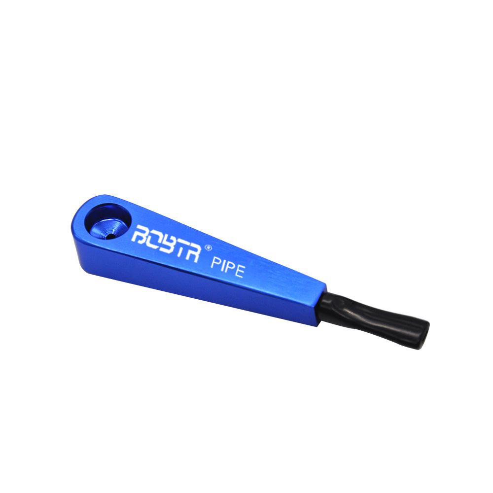 Straight Metal One Hitter Pipe