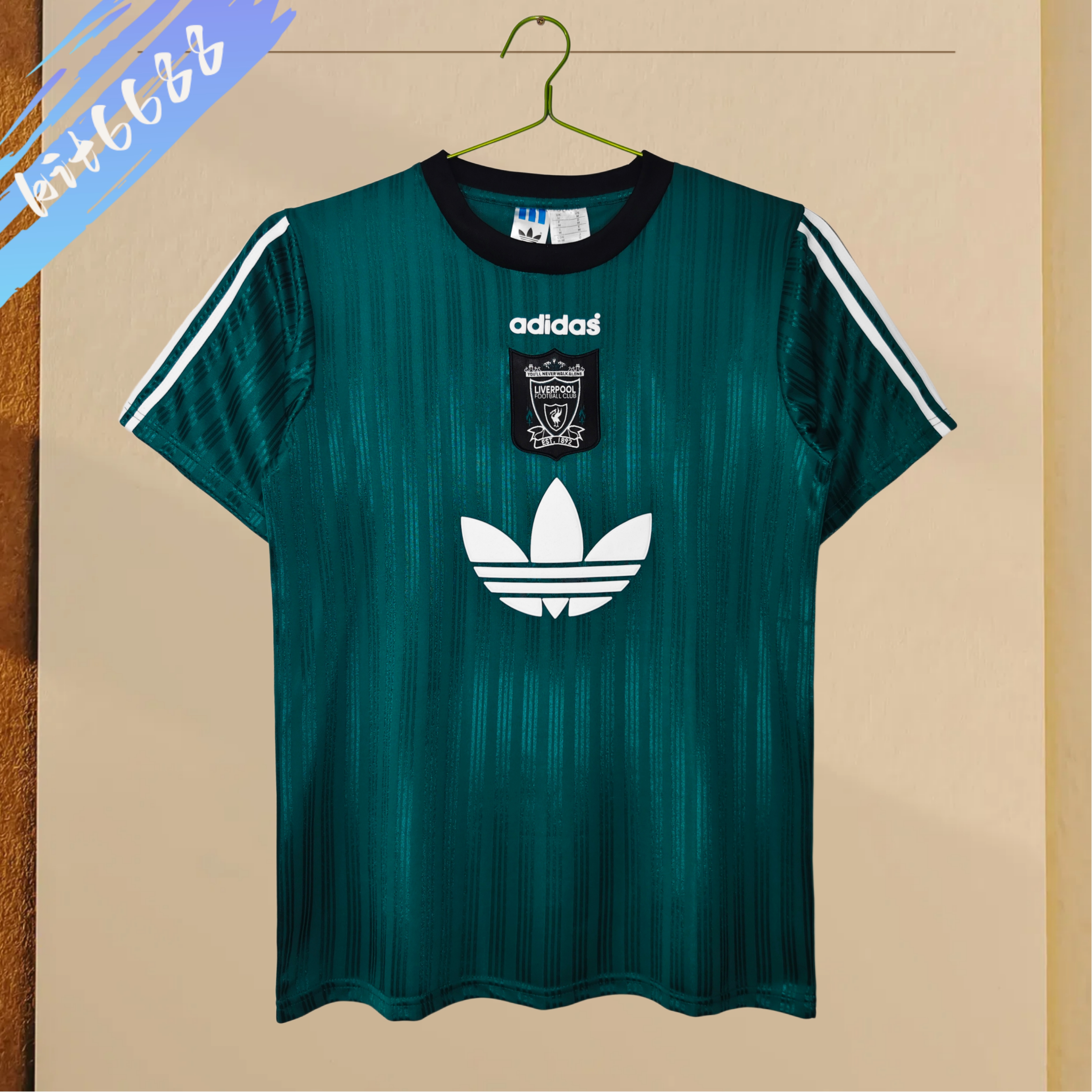 98/99 Liverpool Adidas Bringback GreenRetro Football Shirt