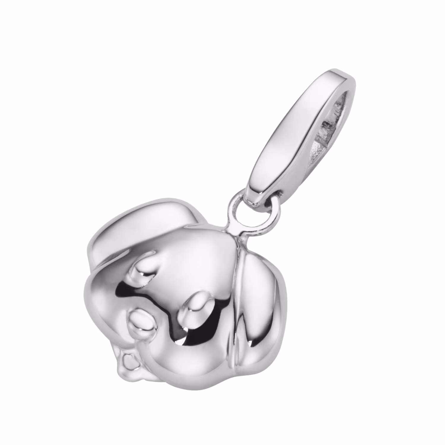 Charm Hundekopf, Silber 925