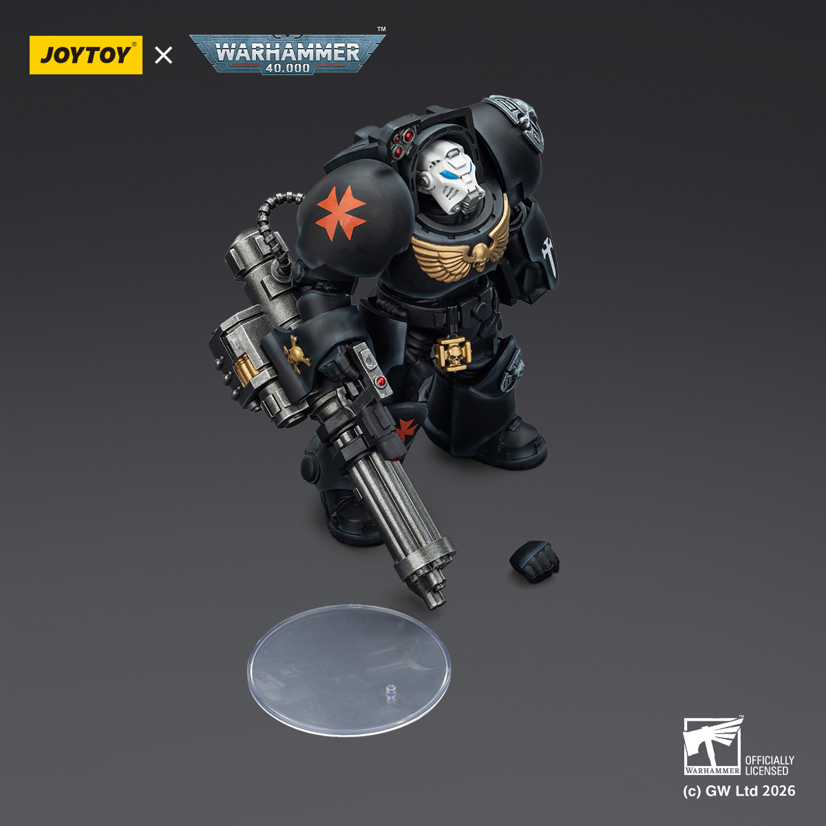JOYTOY Warhammer 40k 1: 18 Black Templars Terminators - JOYTOY WORLD