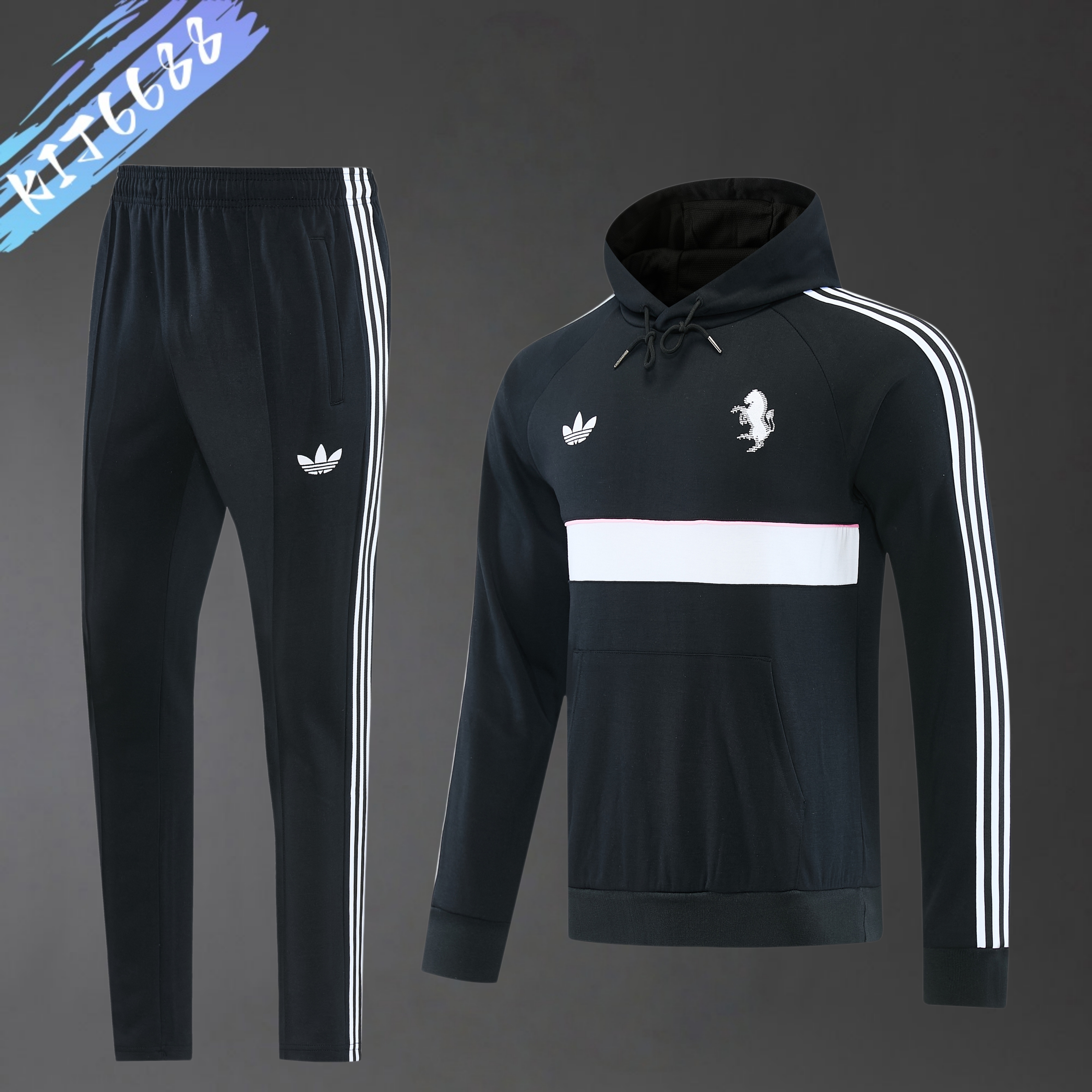 2026/2027 Juventus Full Zipper Training Suit (Adult Set)