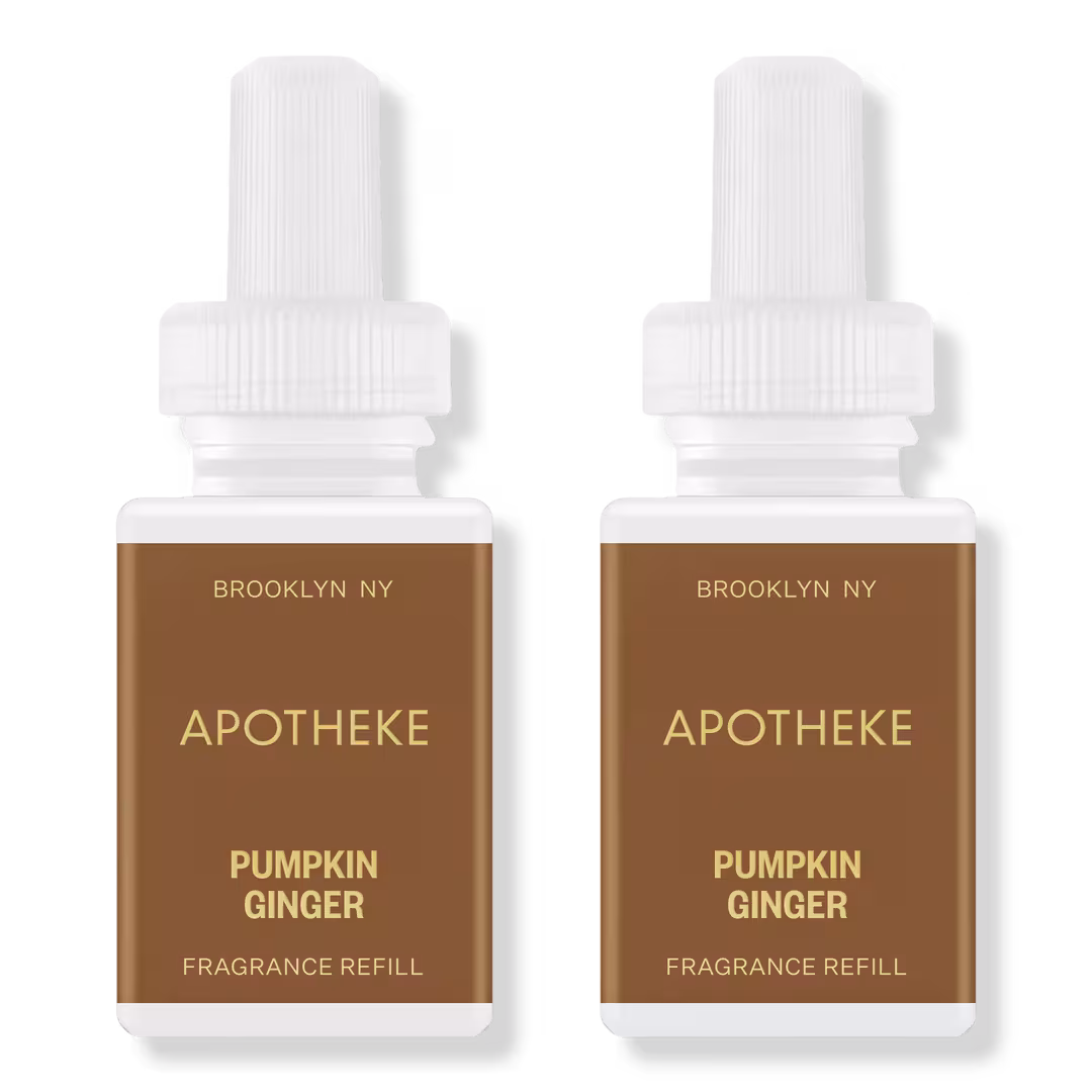 APOTHEKE  Pumpkin Ginger Pura Smart Scent Fragrance Refill, Set of 2
