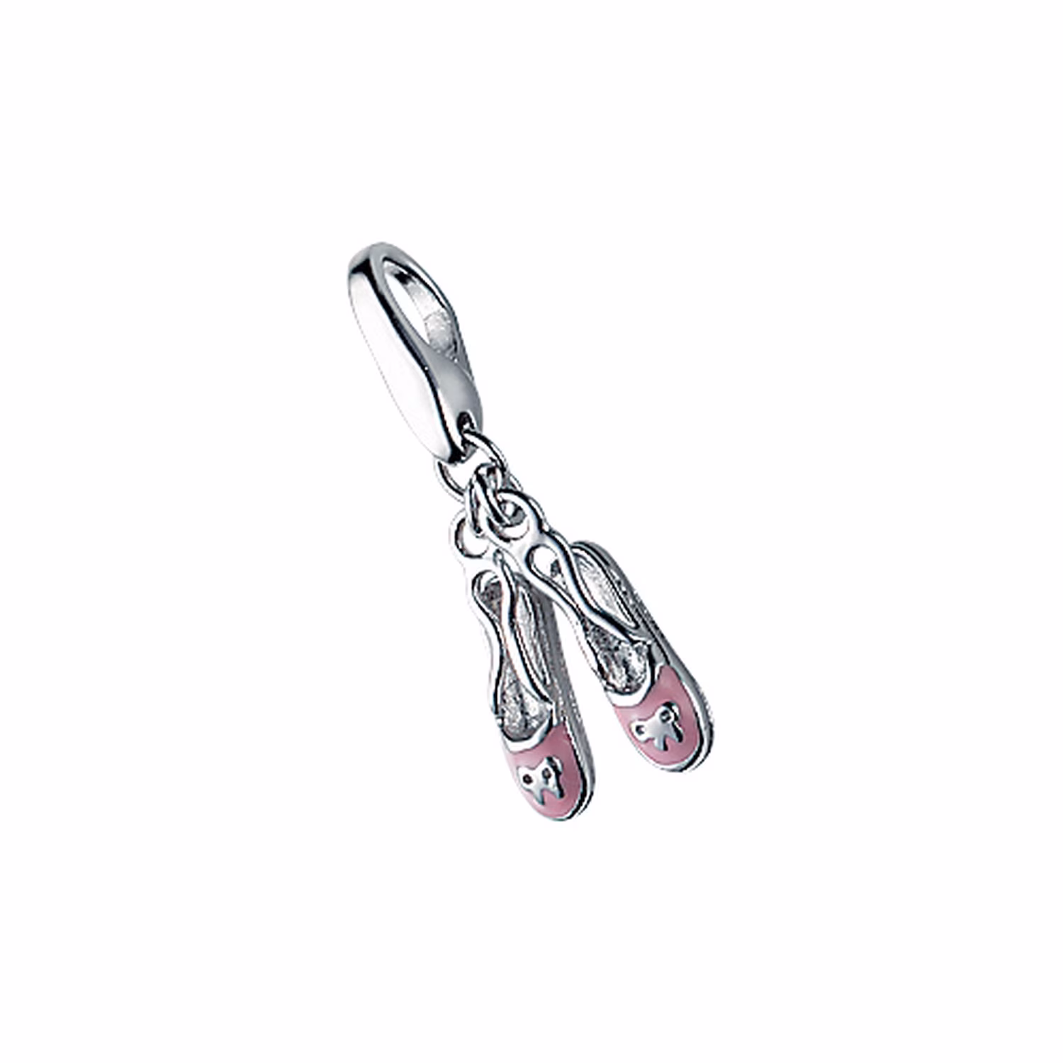 Charm Ballettschuhe, Silber 925