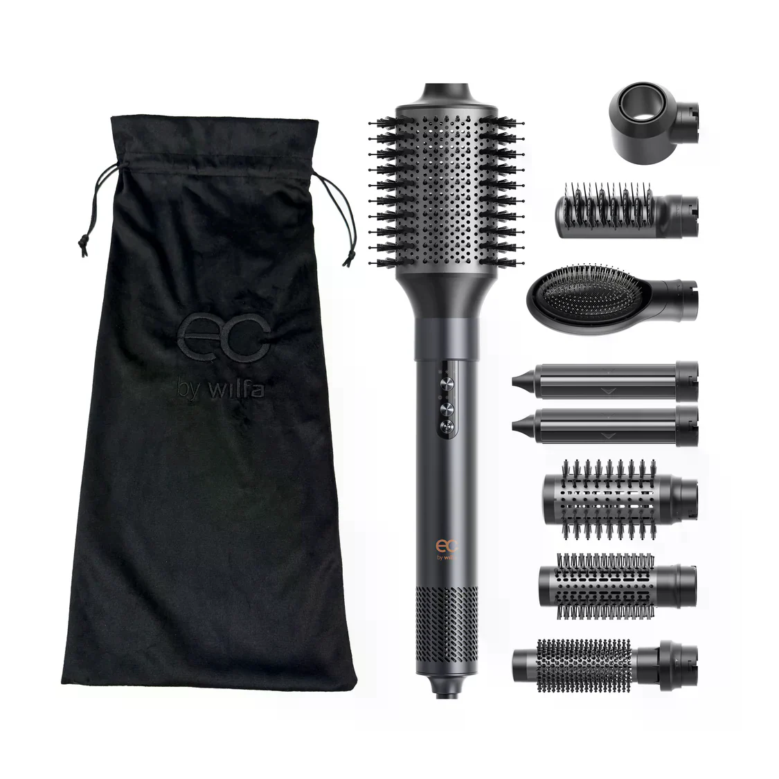 AIRLUSH 9-in-1 Multistyler mit Ionen-Technologie und 9 Aufsätzen