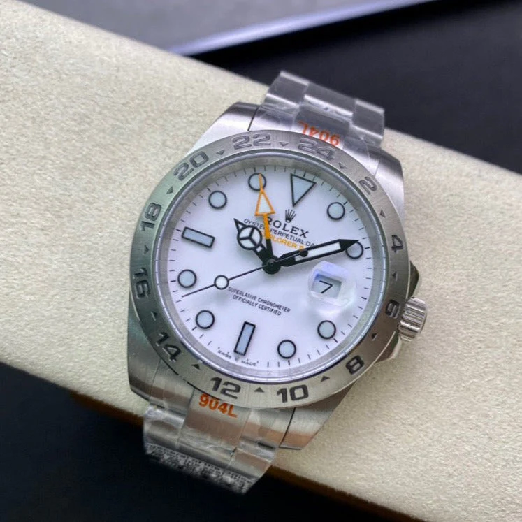 Rolex Watch EXPLORER II 42MM STAINLESS STEEL WHITE DIAL