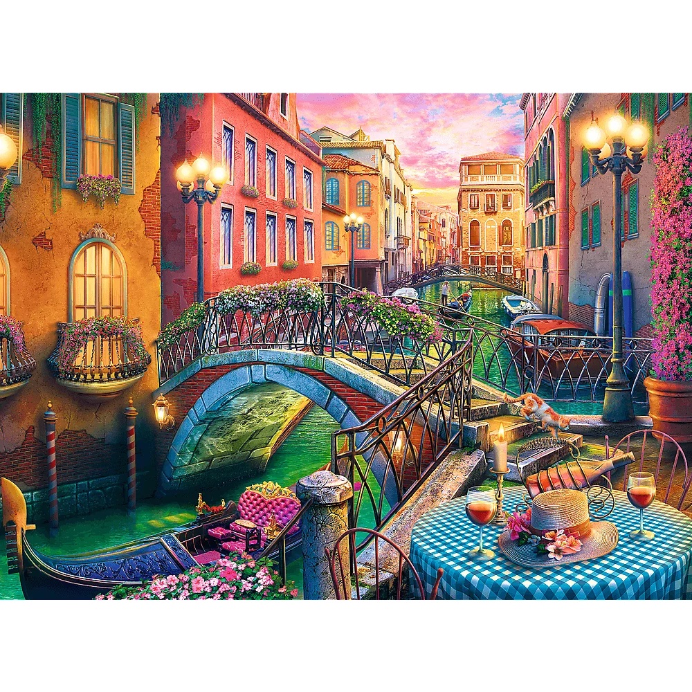 Puzzle 3000 El. Wieczór W Wenecji