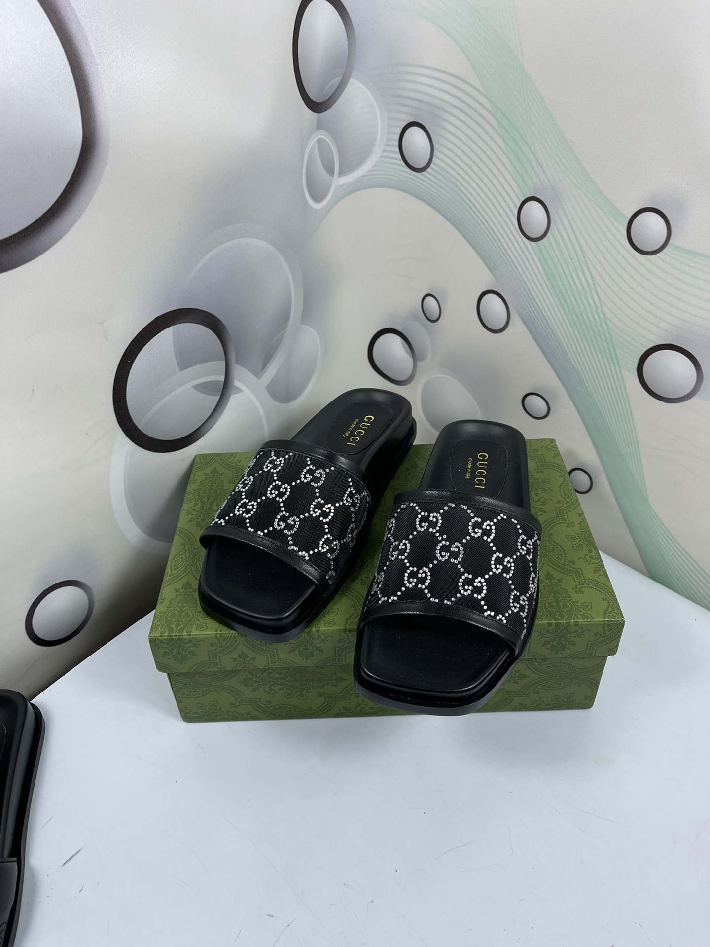 Gucci Mesh Mule Sandals