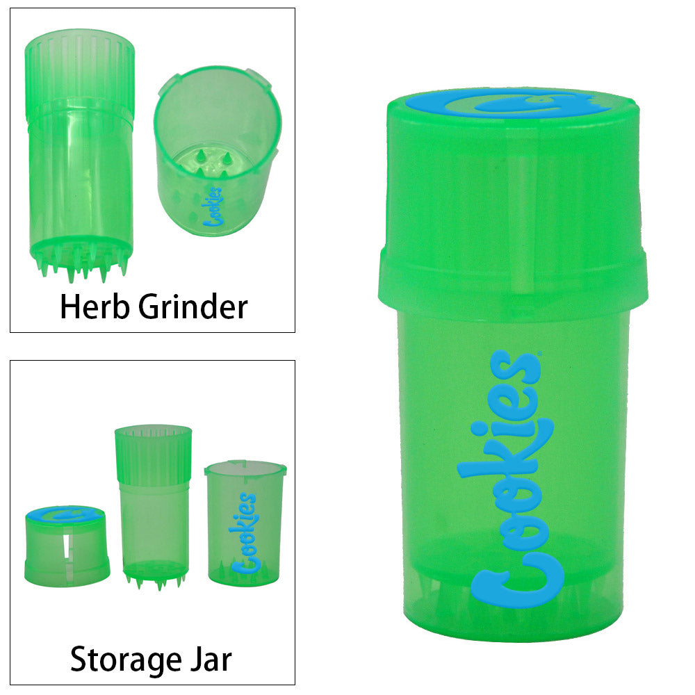 Plastic Weed Grinder Stash Jar