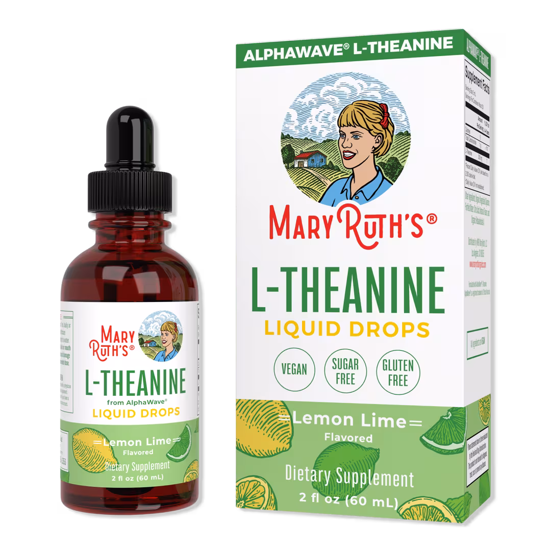 MaryRuth's  L-theanine Liquid Drops Lemon Lime