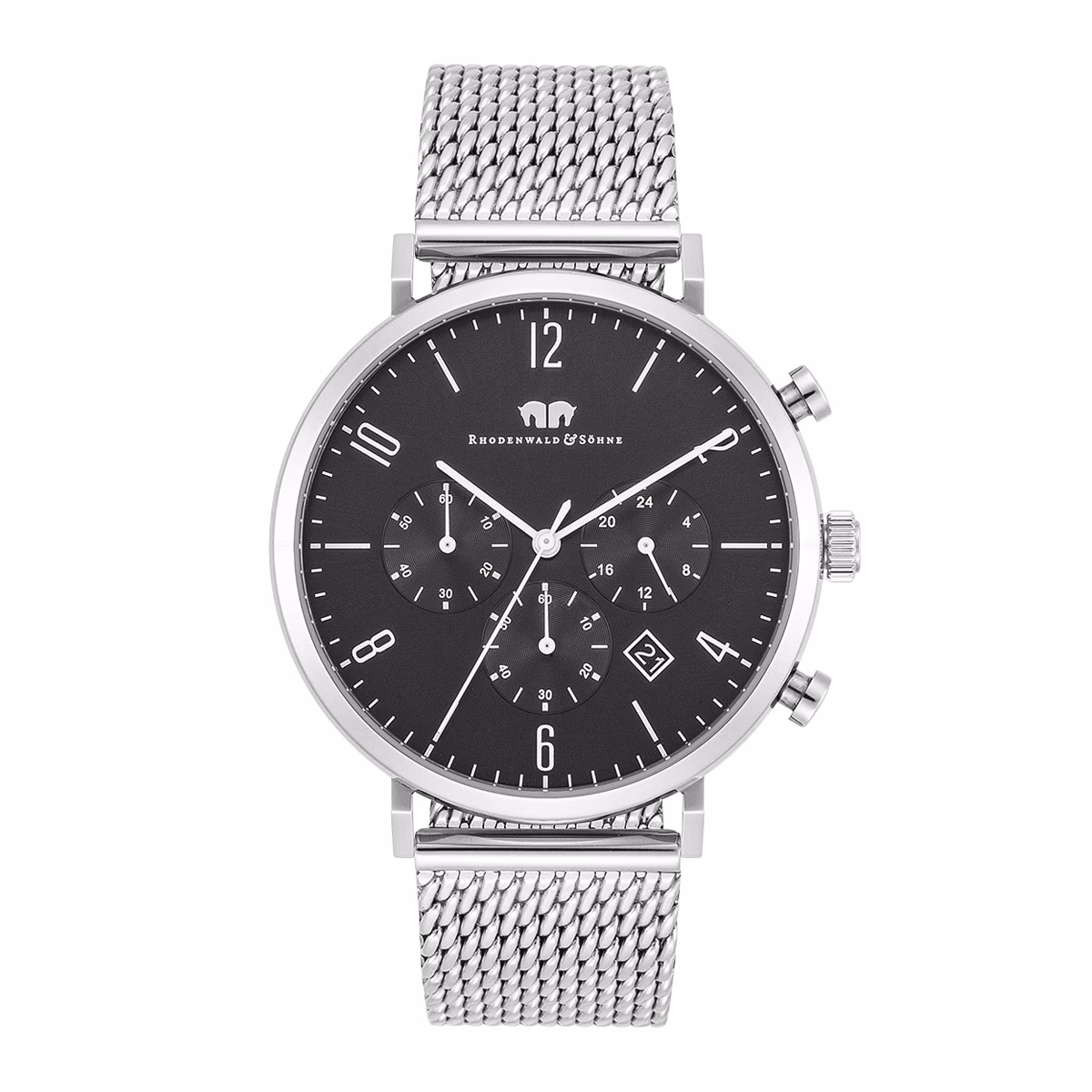 Armband-Uhr Arakon aus Edelstahl in silber