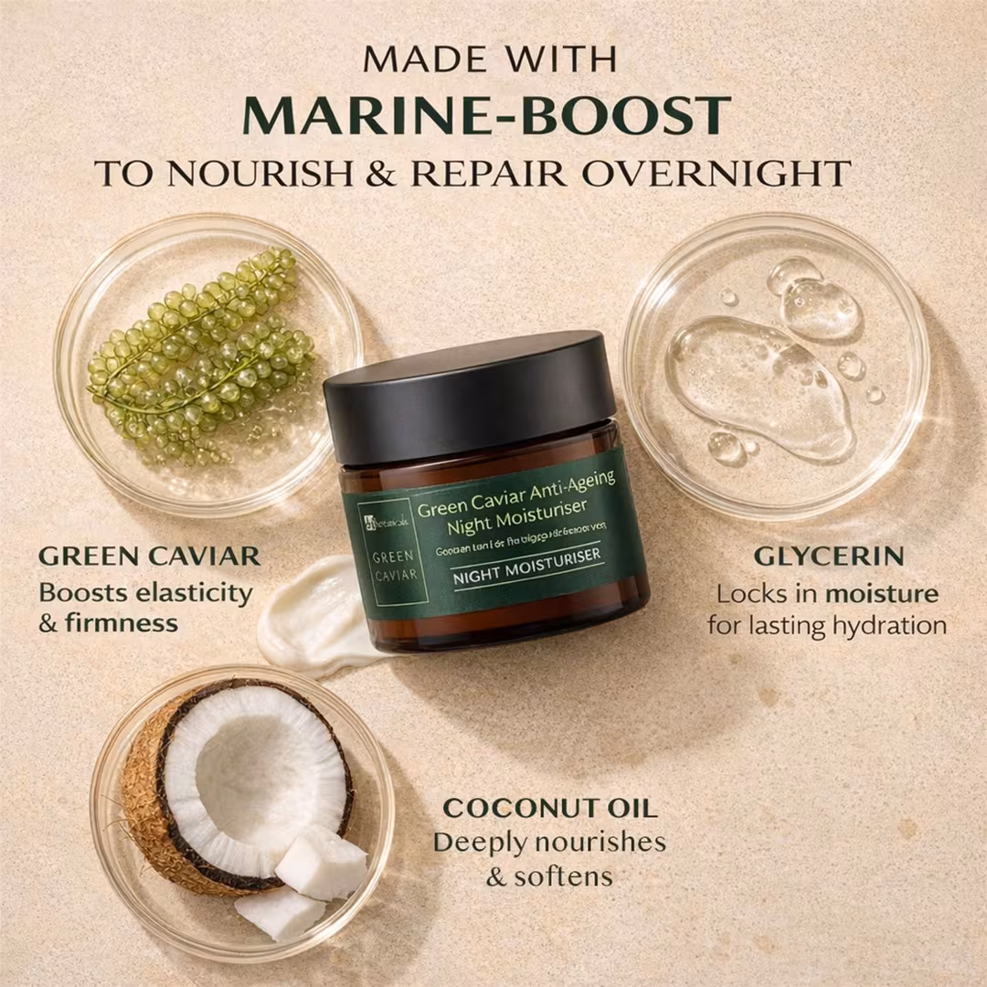 Dr Botanicals  Green Caviar Anti-Ageing Night Moisturiser