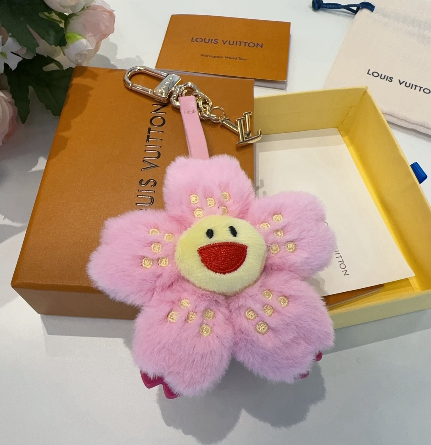 LV X TM Cherry Blossom Bag Charm