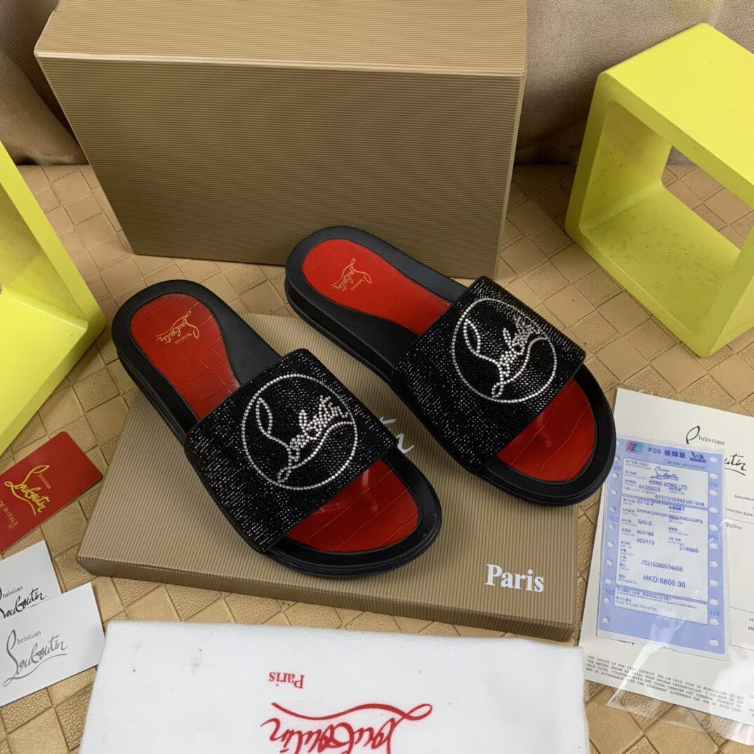 CHRISTIAN LOUBOUTIN SLIPPERS - CCSHOES