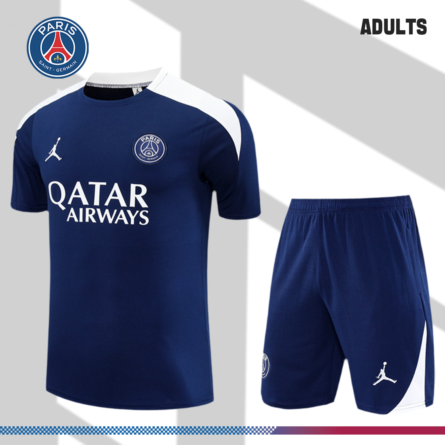 2025/2026 Paris Saint Germain Short Sleeve Training Kit (Adult Kit)