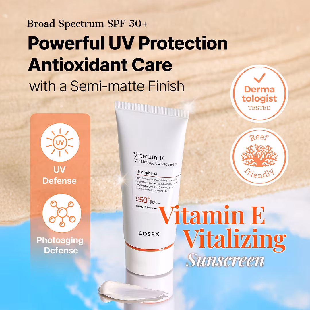 COSRX  Vitamin E Vitalizing Sunscreen SPF 50+