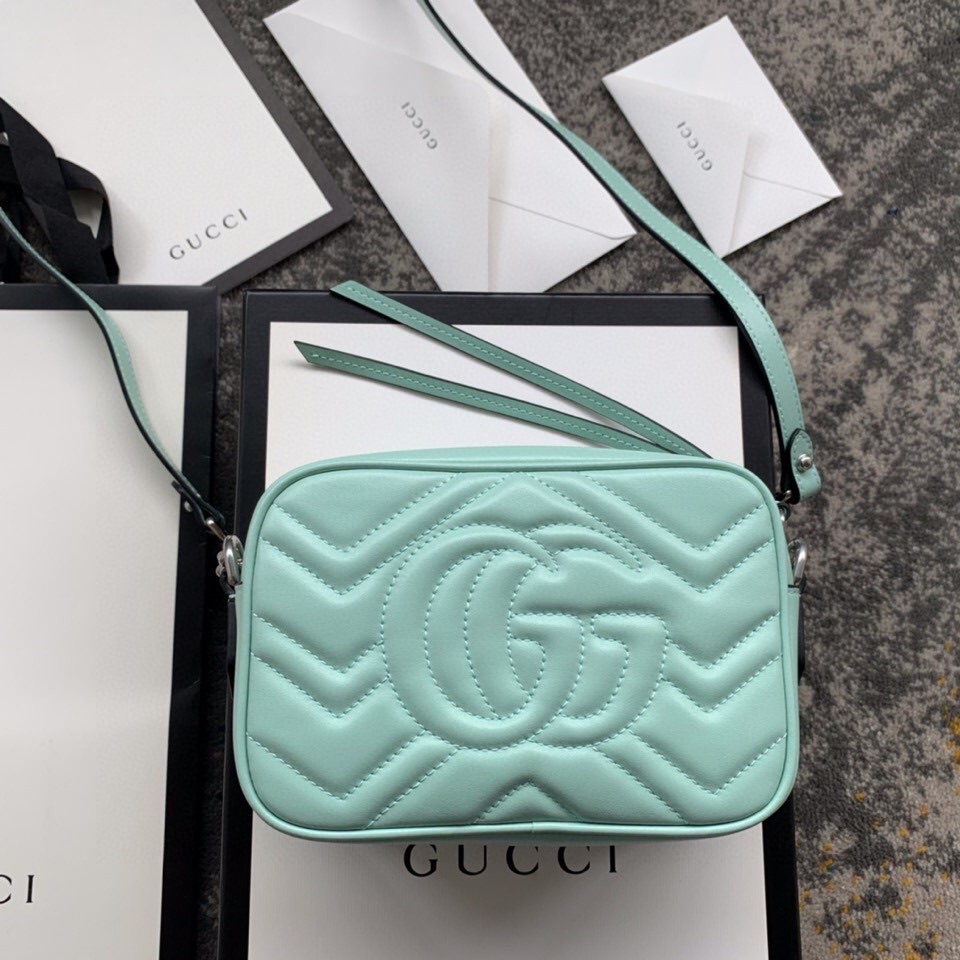 Gucci GG Marmont matelass?? mini bag 448065