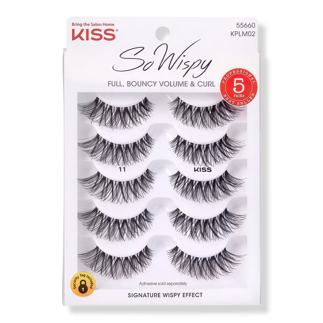 Kiss  So Wispy Lashes #11 Multipack