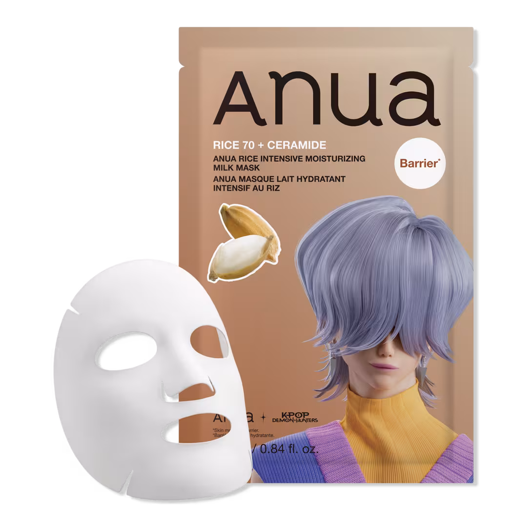 ANUA  KPop Demon Hunters Rice 70 Intensive Moisturizing Milk Mask