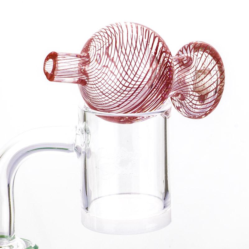 Spiral Glass Bubble Carb Cap (Random Color)