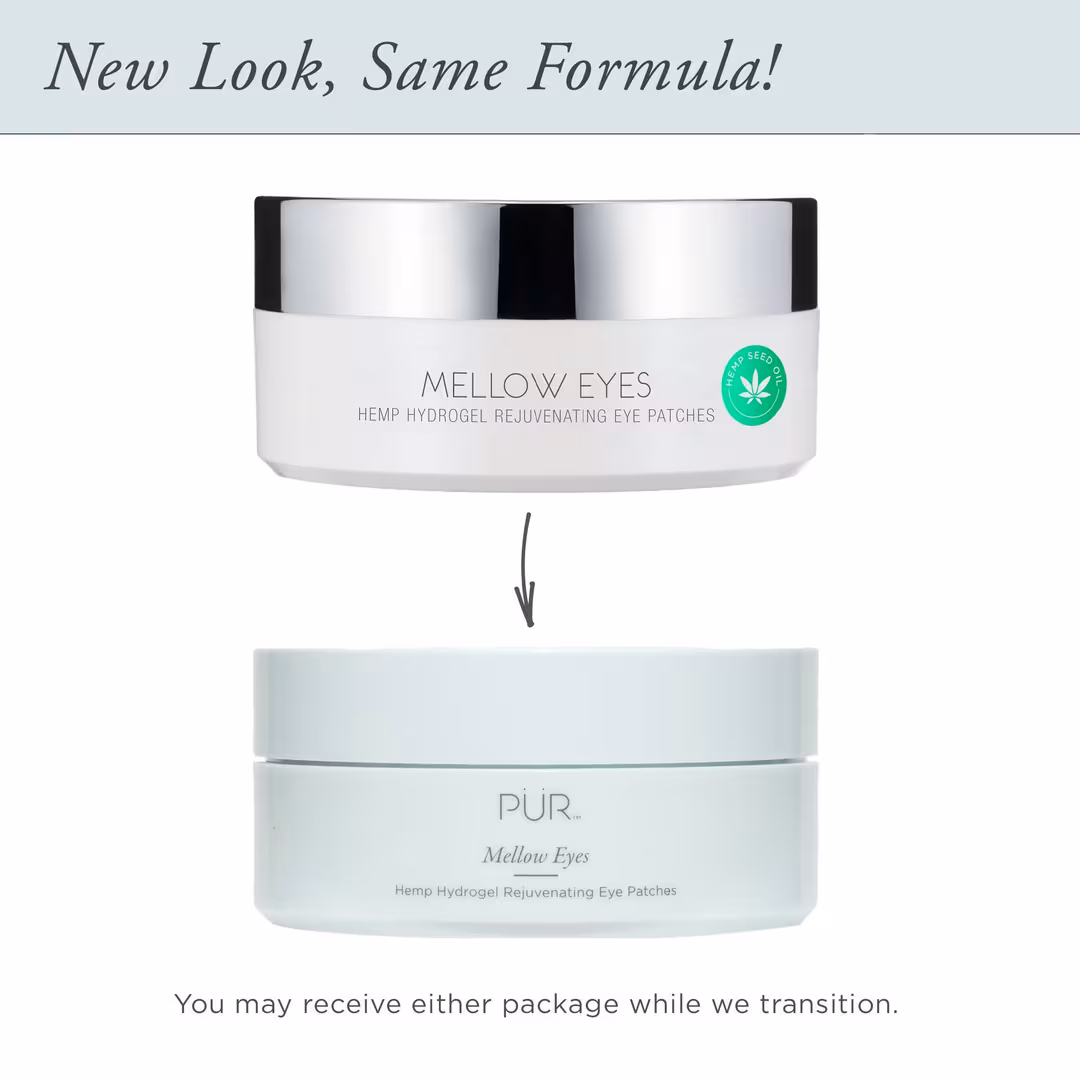 PÜR Minerals  PUR Mellow Eyes Hemp Hydrogel Eye Patches
