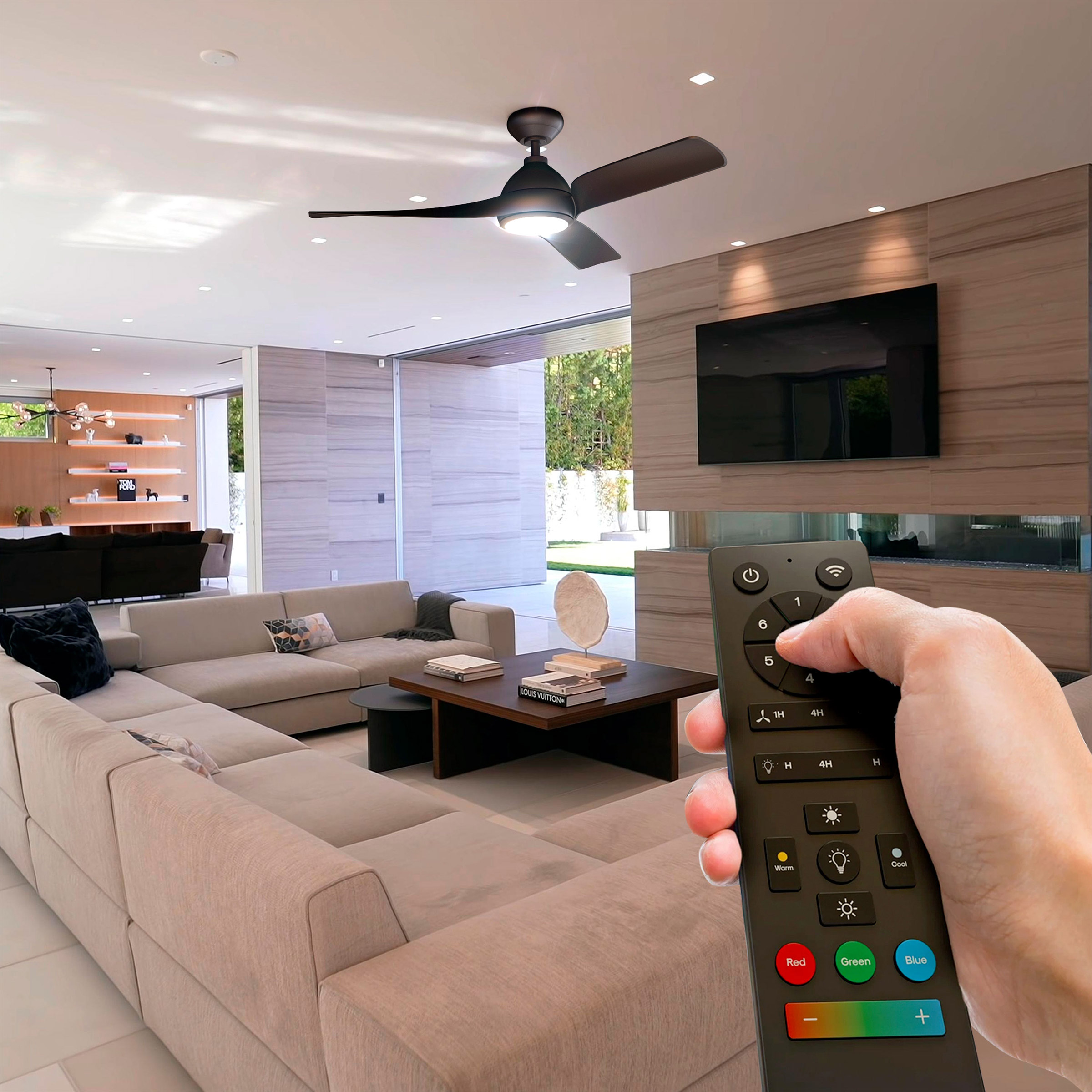Atomi Smart Flora Indoor 52' Ceiling Fan